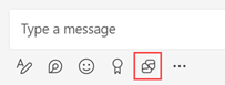 Screenshot showing the Sales icon under message box.