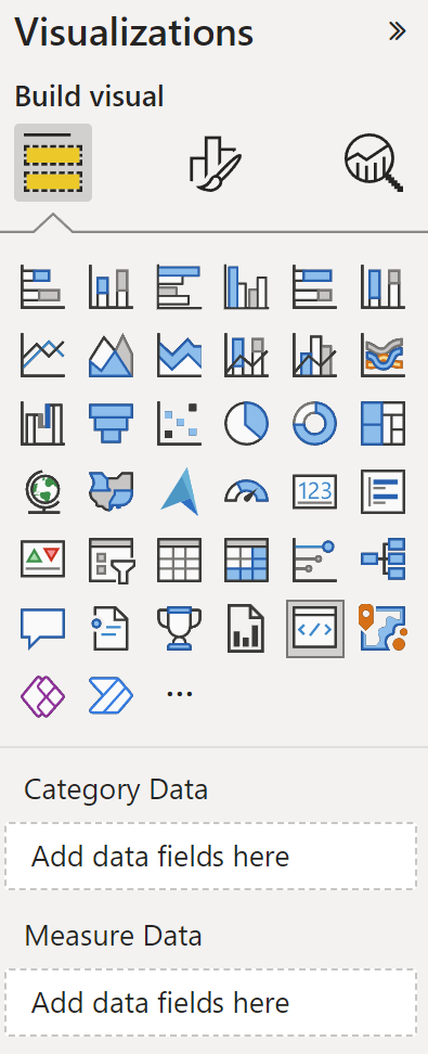 Screenshot showing how to bind data in the field bucket.