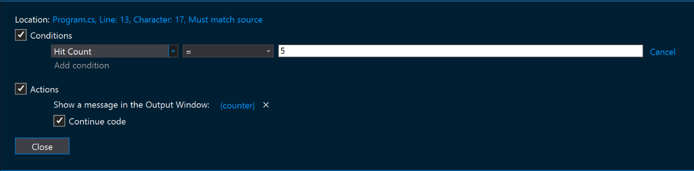 Conditional Expression Hit Count Conditional Expression Hit Count