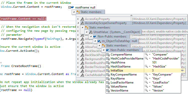 Expand a data tip Expand a data tip
