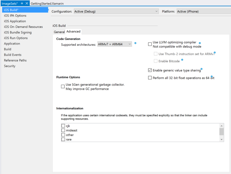 Setting Supported architectures to one of the ARM64 combinations Setting Supported architectures to one of the ARM64 combinations