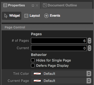 The Widget Tab