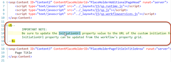 Figure 10. Code comment to disregard