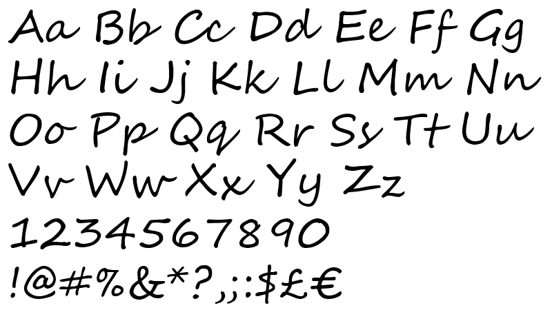 Segoe Script Poster 6