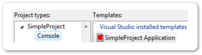 SimpProj2_Subfolder Simple Project Console Node