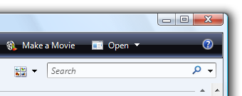 screen shot of an instant search box