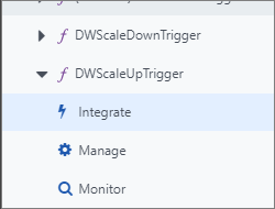 Select Integrate for function