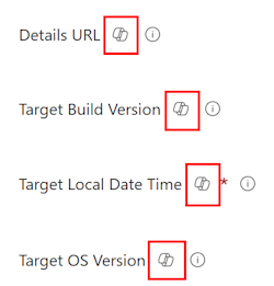 Captura de pantalla que muestra la información sobre herramientas de Copilot en cualquier configuración del Catálogo de configuración en Microsoft Intune y el Centro de administración de Intune.