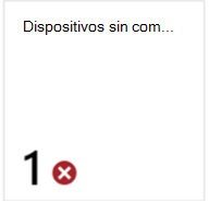 Imagen del icono Dispositivos sin directiva de cumplimiento.