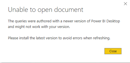 Mensaje de error: no se puede abrir el documento.