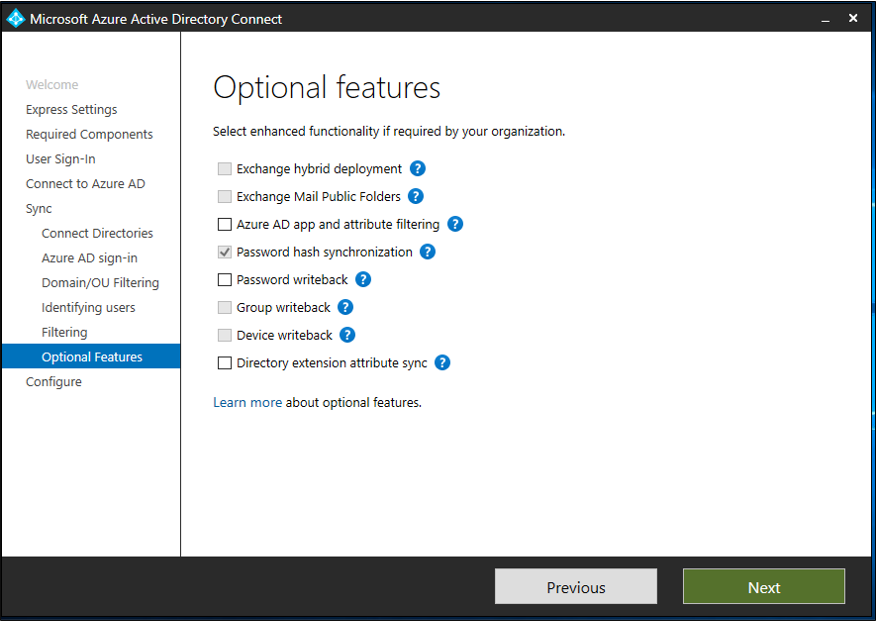 Screenshot showing the