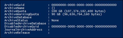 Propiedad de mailuser basado en la nube antes de aprovisionar el archivo basado en la nube.