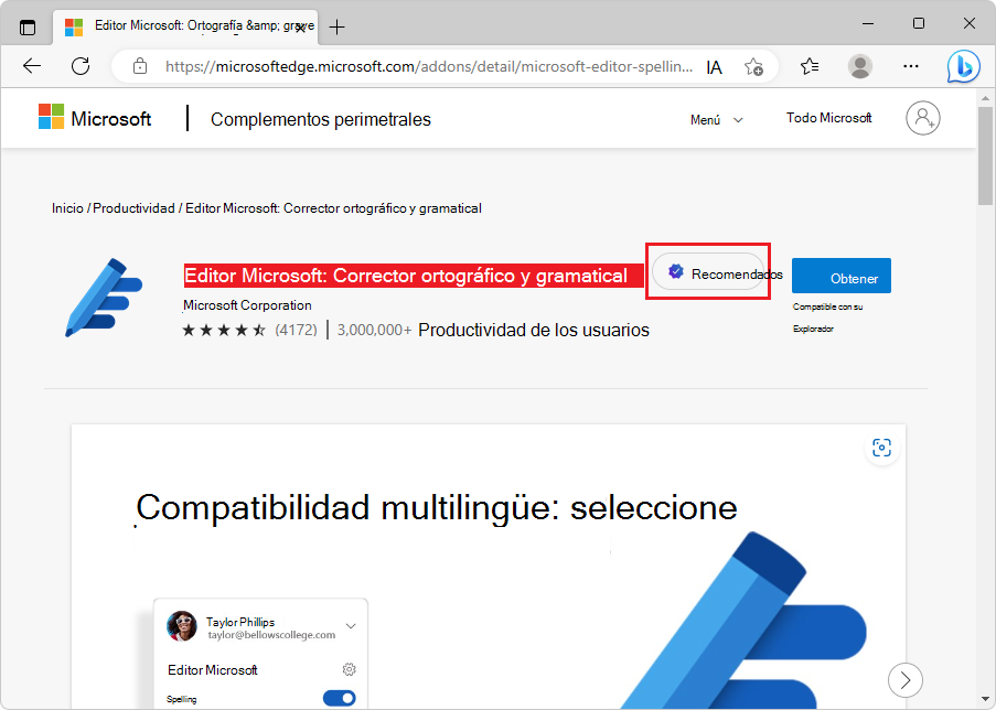 Distintivo destacado