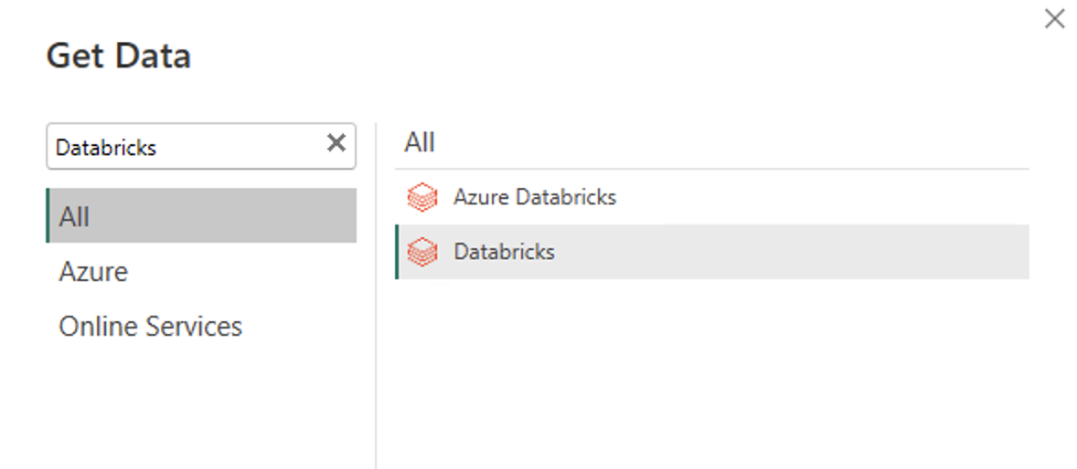 Obtener datos de Databricks Cloud.
