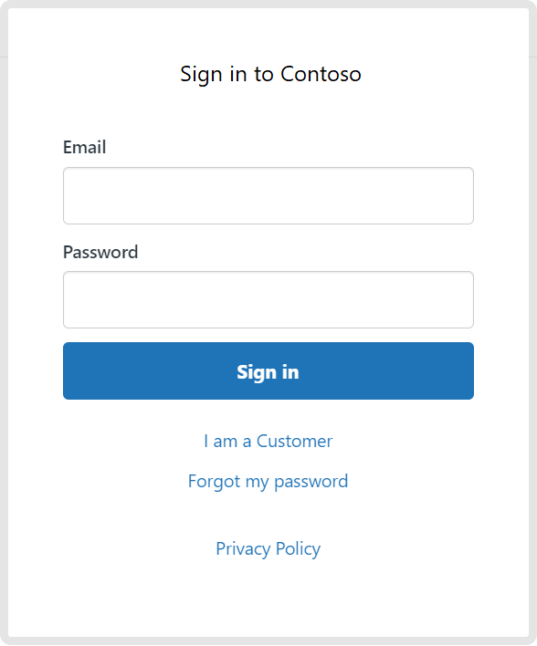 Captura de pantalla de la pantalla de inicio de sesión de Zendesk donde se escriben las credenciales.