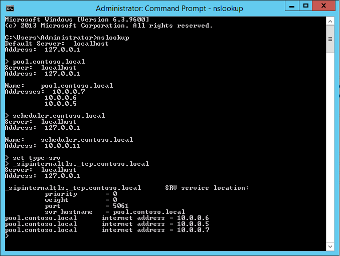 Verifique las configuraciones DNS.