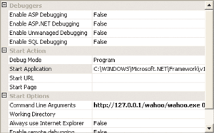 Figure 13 Debug Settings