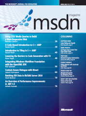 MSDN Magazine Abril 2012