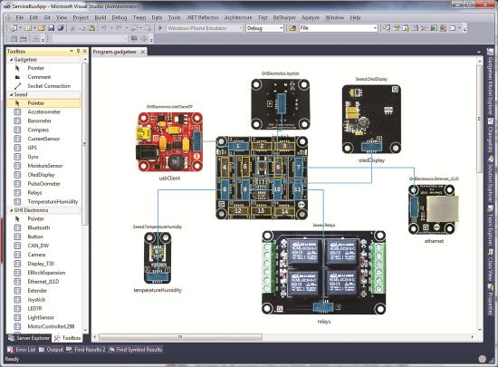 Designing the Device in the .NET Gadgeteer
