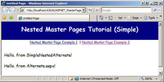 Changed to the Top-Level Master Page are Immediately Reflected in its Nested Master Pages and Their Content Pages