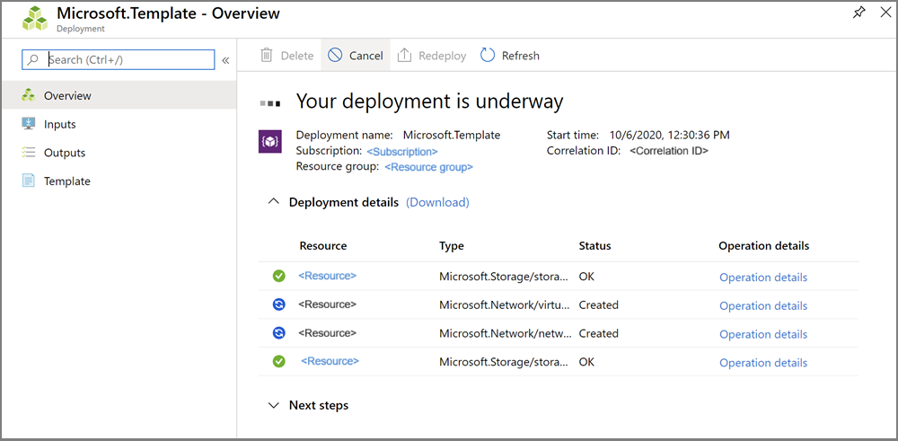 Selección de un grupo de recursos en el portal de Azure Stack Hub