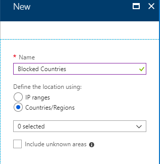 Ubicaciones con nombre en el acceso condicional