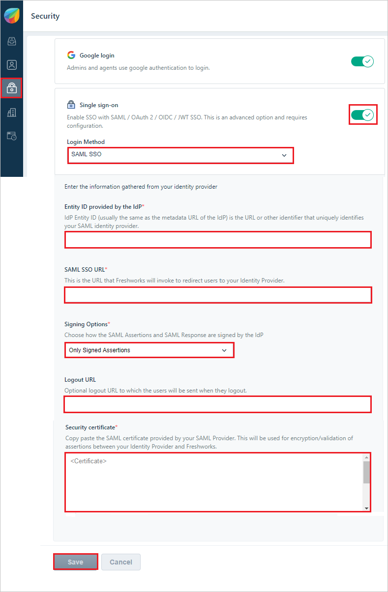 Tutorial Integración Del Inicio De Sesión único Sso De Microsoft Entra Con Freshservice 8933