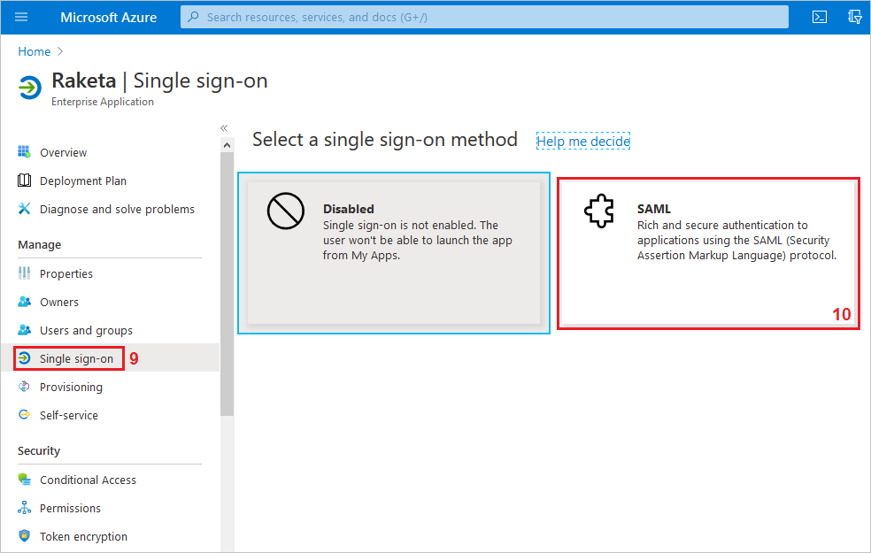 Tutorial Integración Del Inicio De Sesión único De Azure Ad Con Raketa Microsoft Entra 2424