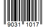 Captura de pantalla del código de barras del número de artículo europeo ean-8.