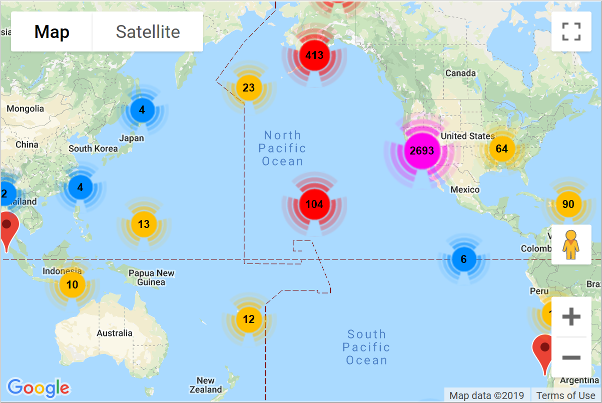 Google Maps clustering