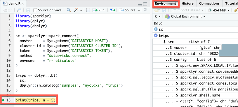 Depuración del proyecto de RStudio Desktop