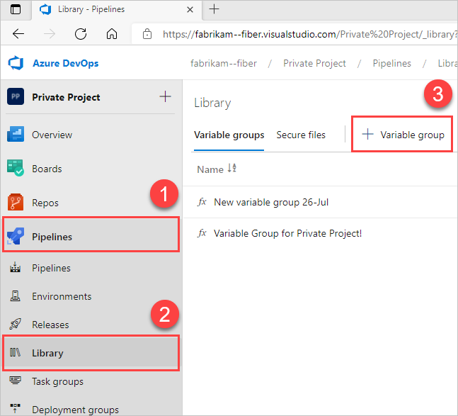 conditional variable assignment azure pipeline