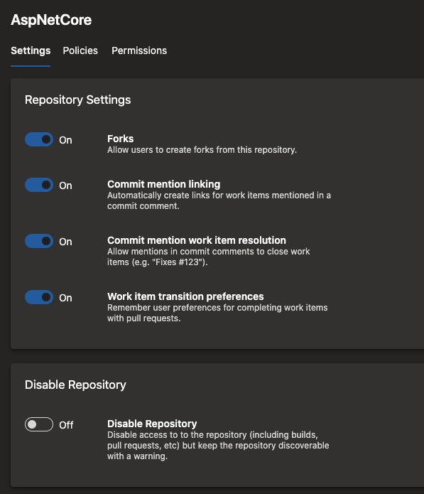 Deshabilitación de un repositorio