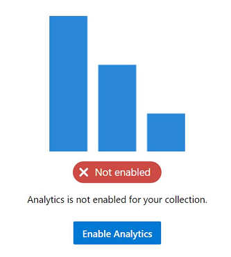 Captura de pantalla que muestra la opción Habilitar Analytics.