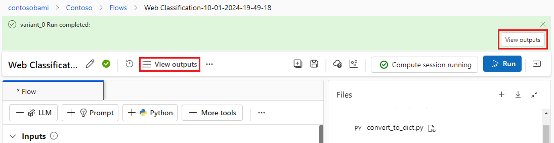 Captura de pantalla de visualización del seguimiento en la página de creación.