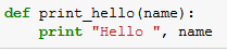 Función definida por el usuario en el archivo Hello.py.