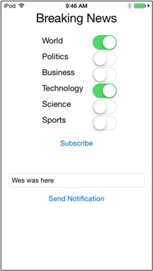 Cambio de las preferencias de notificación en iOS