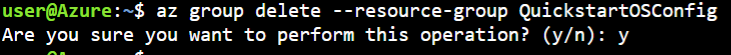 az group delete