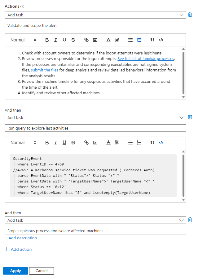 Creación De Tareas De Incidentes En Microsoft Sentinel Mediante Reglas ...