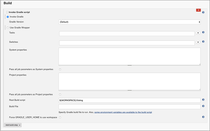 Jenkins gradle Jenkins gradle