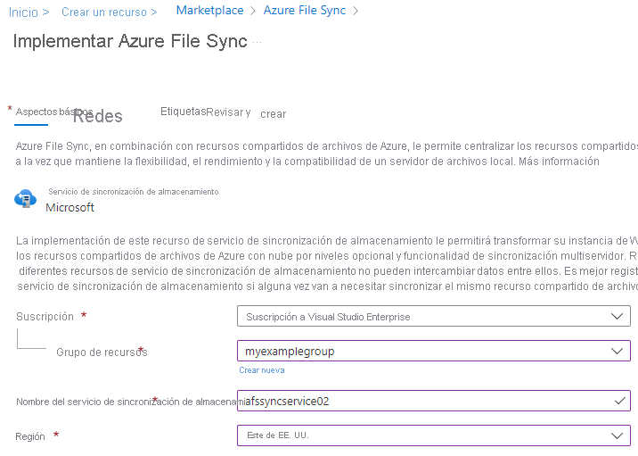 Extensión de servidores de archivos de Windows con Azure File Sync