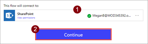 Permisos del conector de SharePoint