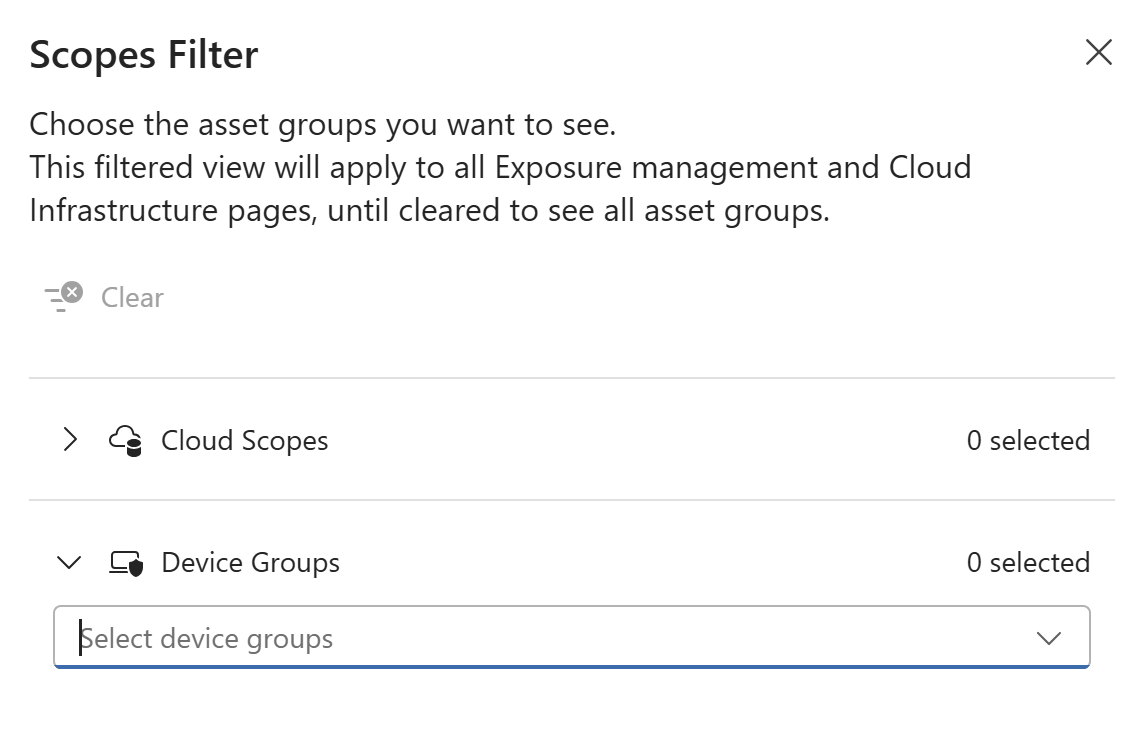 Captura de pantalla que resalta la opción de filtro en la nueva página Recomendaciones.