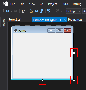 Haga clic con el botón derecho en el Explorador de soluciones para agregar un formulario nuevo a un proyecto de Windows Forms con los controles