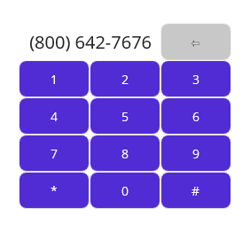 Captura de pantalla de una calculadora mediante MVVM y comandos.