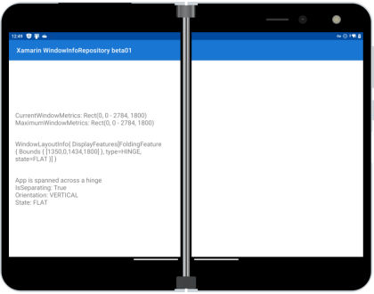 Administrador de ventanas de Xamarin.Android Jetpack