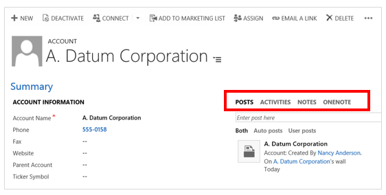 Hacer el seguimiento de actividades en Dynamics 365 Customer Engagement (on-premises) Hacer el seguimiento de actividades en Dynamics 365 Customer Engagement (on-premises)
