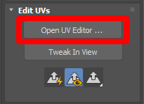 Abrir el editor de UV