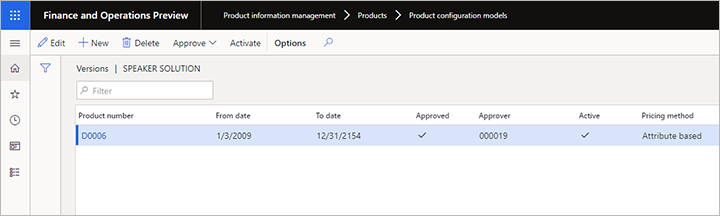 Establecer el método de fijación de precios en Basado en atributos Establecer el método de fijación de precios en Basado en atributos.