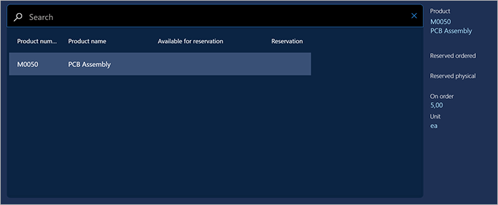 Typical grid that includes a quick filter and detail part Typical grid that includes a quick filter and detail part.